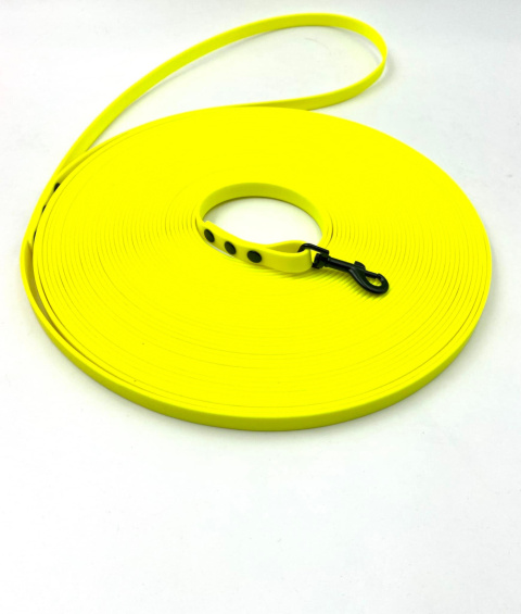 10 METRÓW Linka treningowa dla psa 10 mm NEON ŻÓŁTY