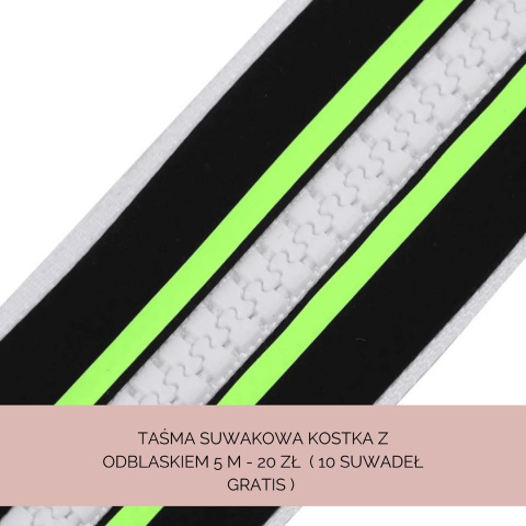 PAKIET TAŚMA SUWAKOWA 5 METRÓW